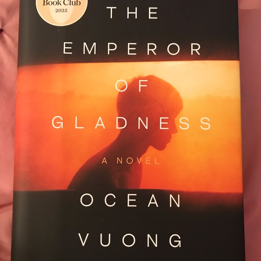 The Emperor of Gladness by Ocean Vuong - Orange & Black Coverbook